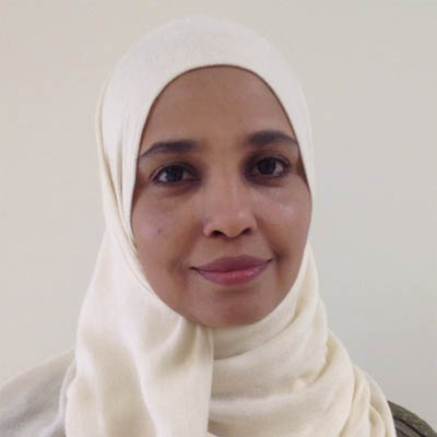 A close-up headshot of ESL Program Graduate Samar Abbasher