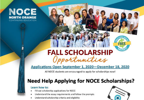 Scholarship student flier image