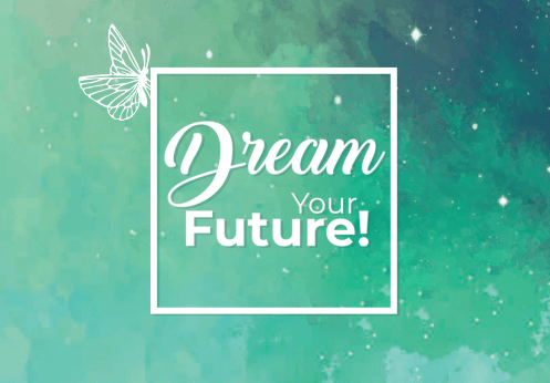 2023 Dream Your Future logo with a monarch butterfly