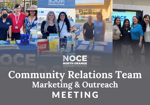 Community Relations Team Marketing & Outreach Meeting