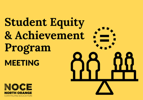 Student Equity & Achievement Program Meeting