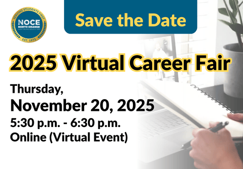 2025 Virtual Career Fair Save the date, 2025 Virtual Career Fair. On Thursday, November 20, 2025 from 5:30 p.m. to 6:30 p.m. online.