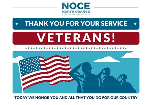 Veterans Day 2025 Thank you for your service veterans! Today NOCE honors you and all that you do for our country.